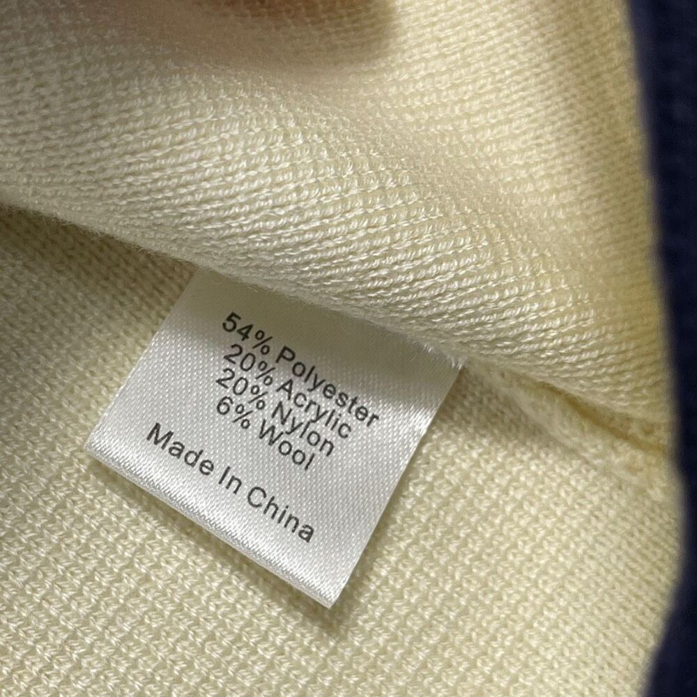 Tuckernuck Cream Blue Colorblock Short Sleeve Merritt Knit Mini Dress Medium - Picture 4 of 8